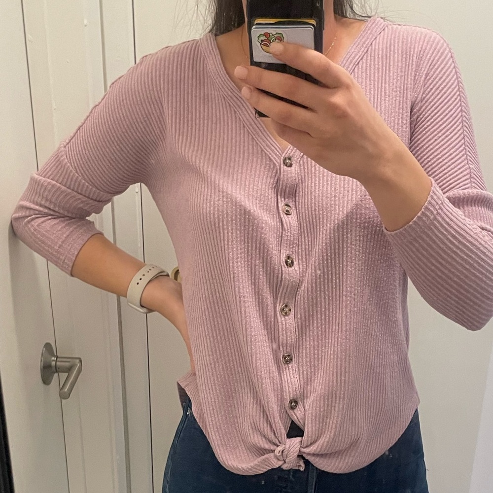 Light pink fleece